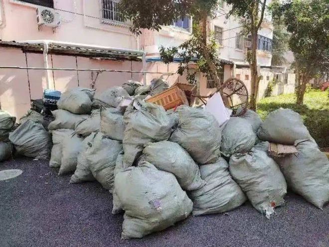 肖阿婆家垃圾清理完成，自然美景的心灵之旅开启