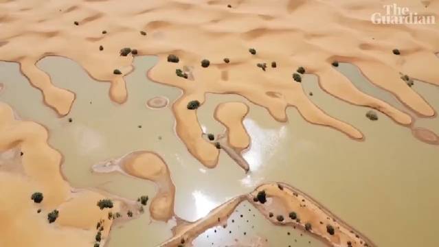 撒哈拉沙漠发洪水，意想不到的自然奇观之旅