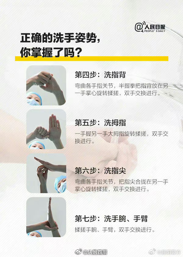 全面升级洗手方式，最新七步洗手法详解