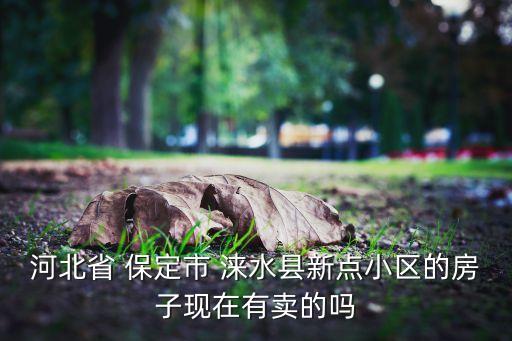 涞水房价最新动态及趋势分析