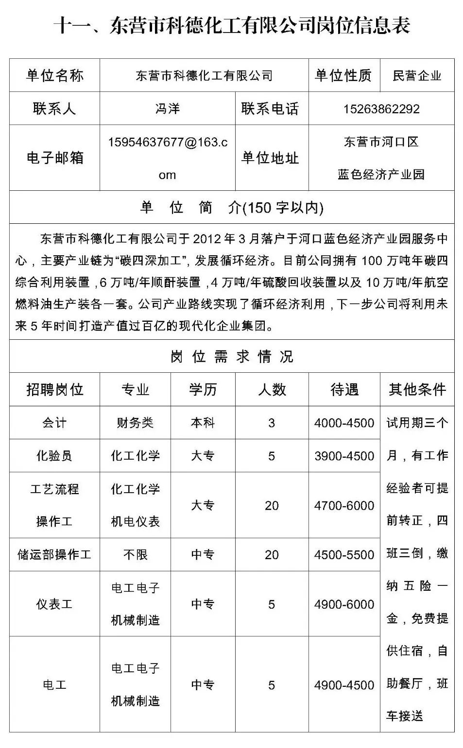 东营市最新招聘信息全面概览